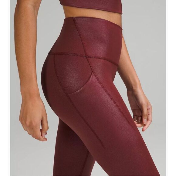 Lululemon Wunder Train High-Rise Tight with Pockets 25" Foil - Picture 4 of 8